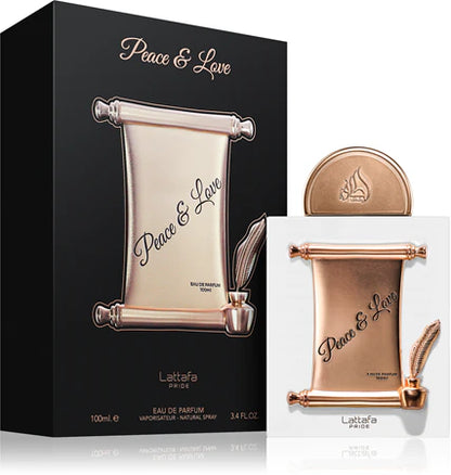 ⸻

Peace & Love Eau de Parfum 100ml – Lattafa Pride